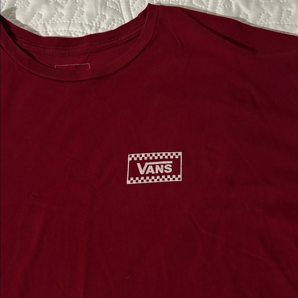 Vans Men's Burgundy Short Sleeve Tee - Picture 3 of 5